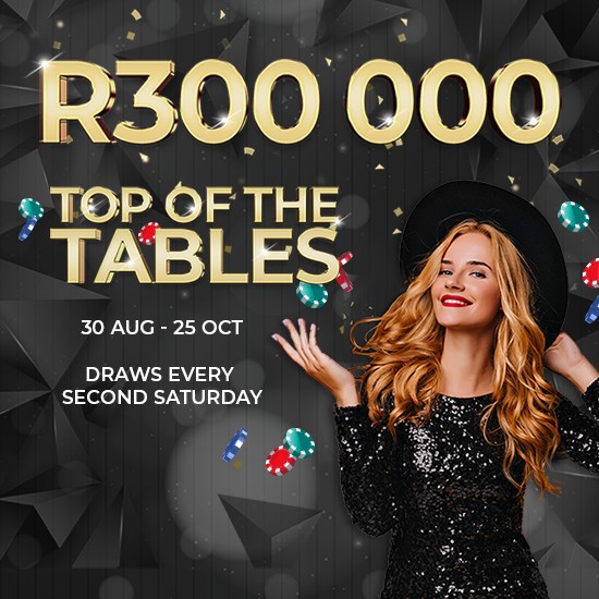 R300 000 Top Of The Tables Promotion