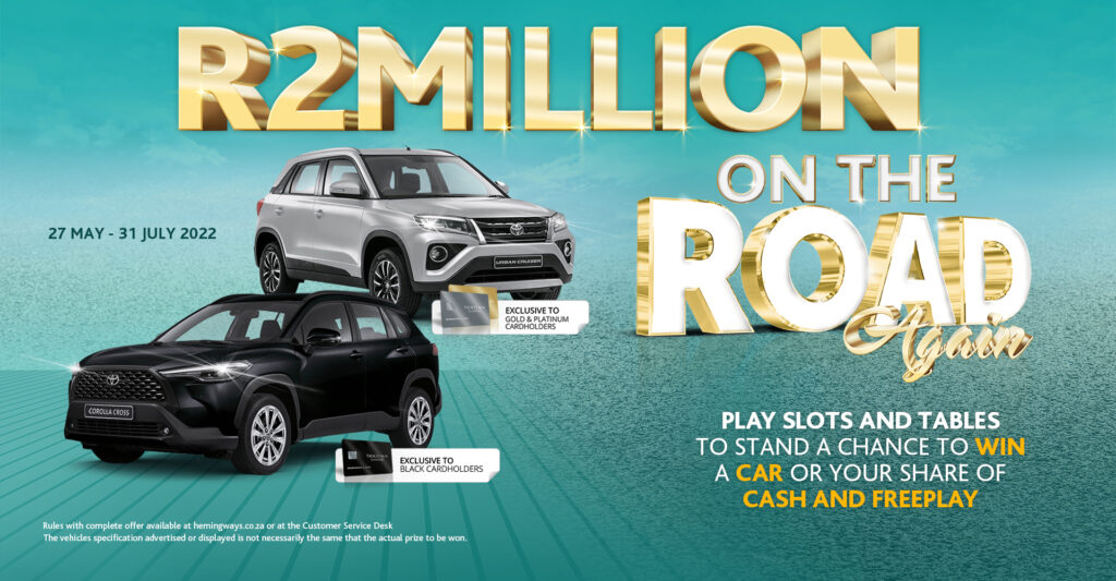 R2million On the Road Again Cash & Car Give Away