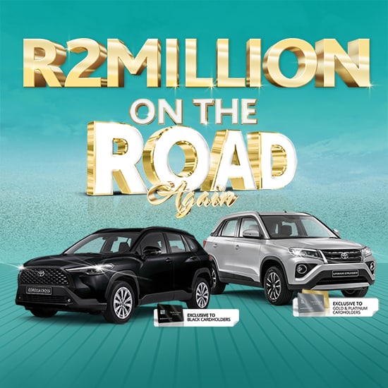 R2million On the Road Again Cash & Car Give Away