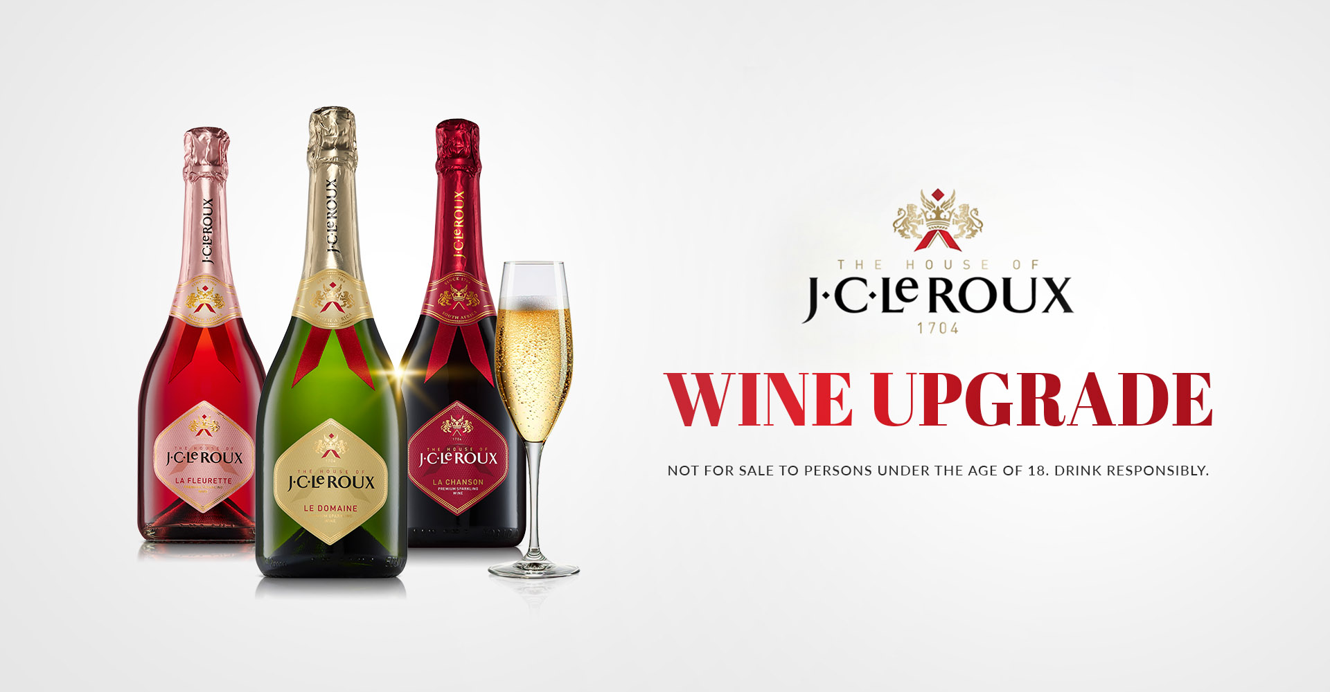 J C Le Roux Sparkling Wine Varietal Upgrade Hemingways Casino   JC Le Roux Upgrade Web Headers1920 X X1000 